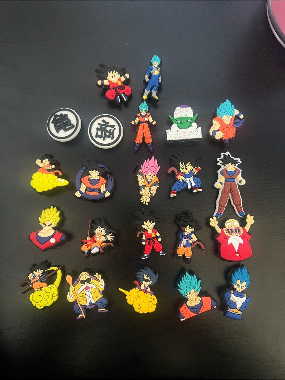 CROCS Multicolor Dragon ball Z Shoe Charms Set